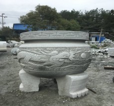 生產定制 大理石香爐雕刻 廟宇仿古建筑 宗祠墓地擺放石雕香爐