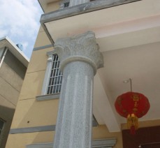 石柱定做空河道學校石欄桿花崗巖園林景觀星子義門石材批發特價